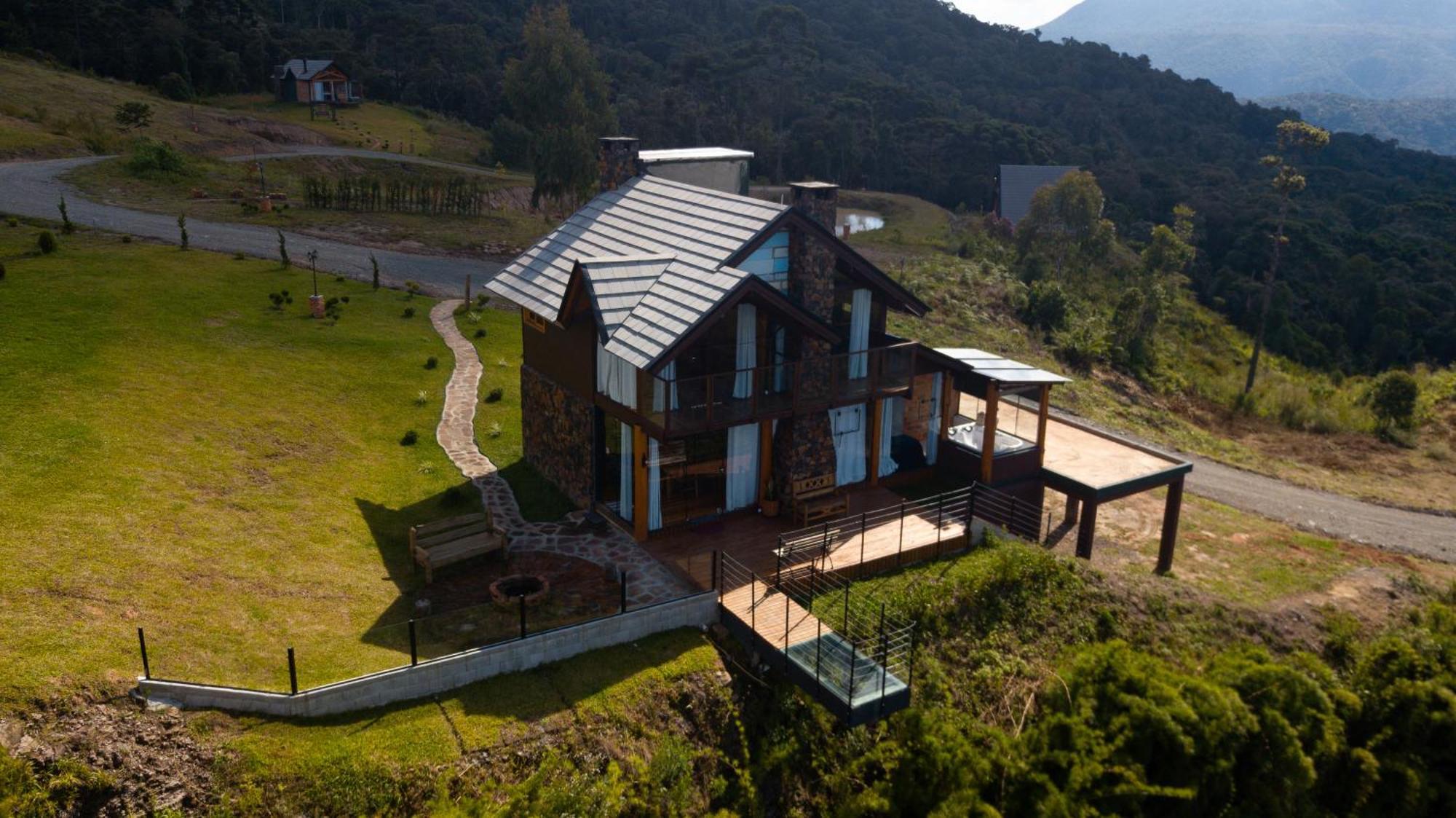 Caminho Das Nuvens - Cabanas De Montanha Bom Retiro  Exteriér fotografie